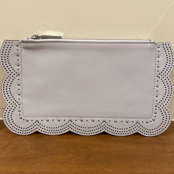 STUNNING BCBG clutch in beige leather - Picture 3 of 4